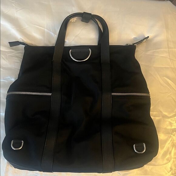 Henri Bendel Jetsetter Backpack - Black and Silver - Small main image 7